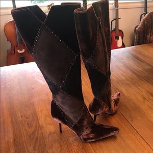 Sergio Rossi glam boots